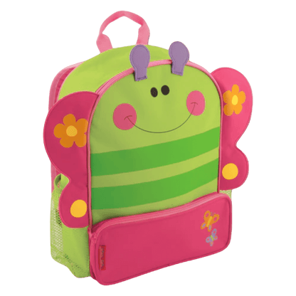 Butterfly sidekcik backpack kids personalise child name with embroidery