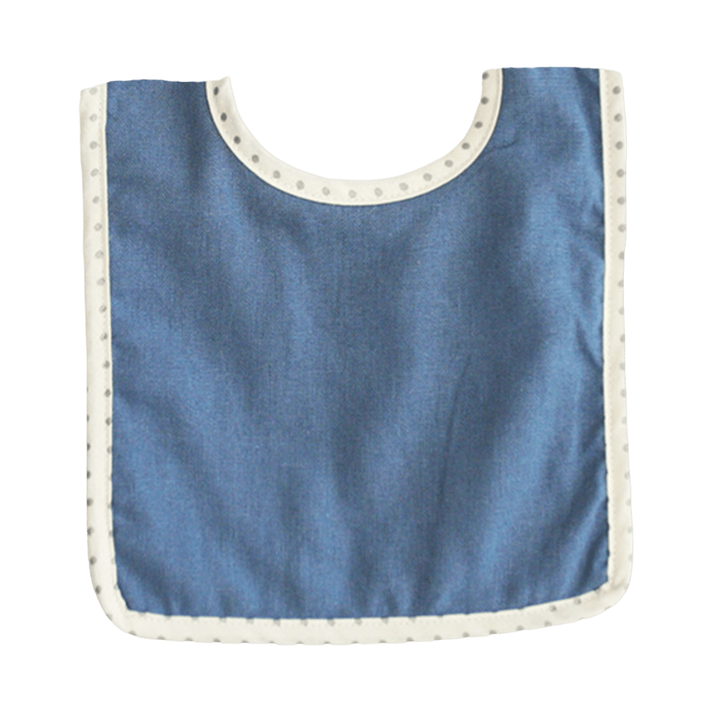 Blue Alimrose Bobby Newborn Baby Bibs personalise with embroidery