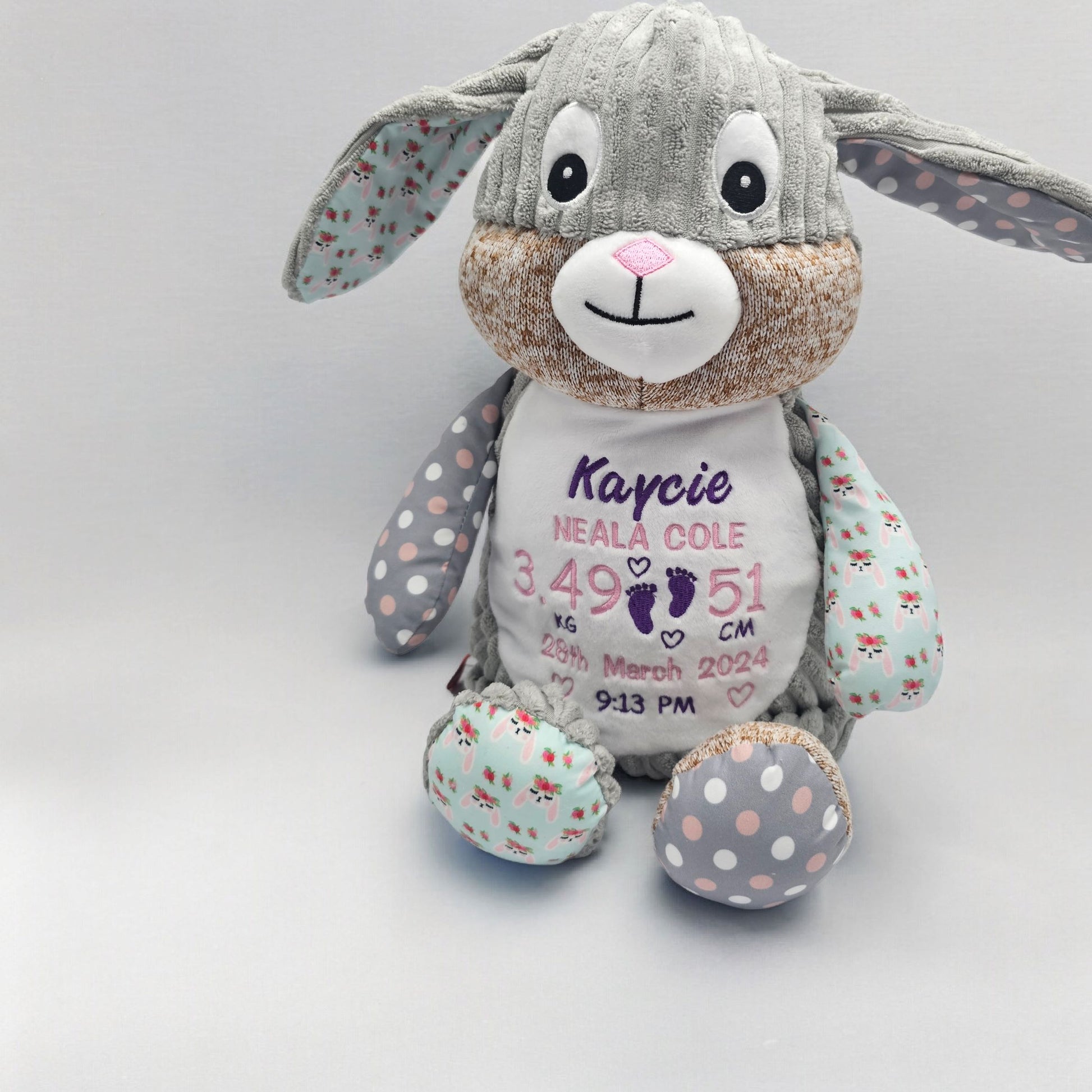 Personalised Chic Bunny Teddy