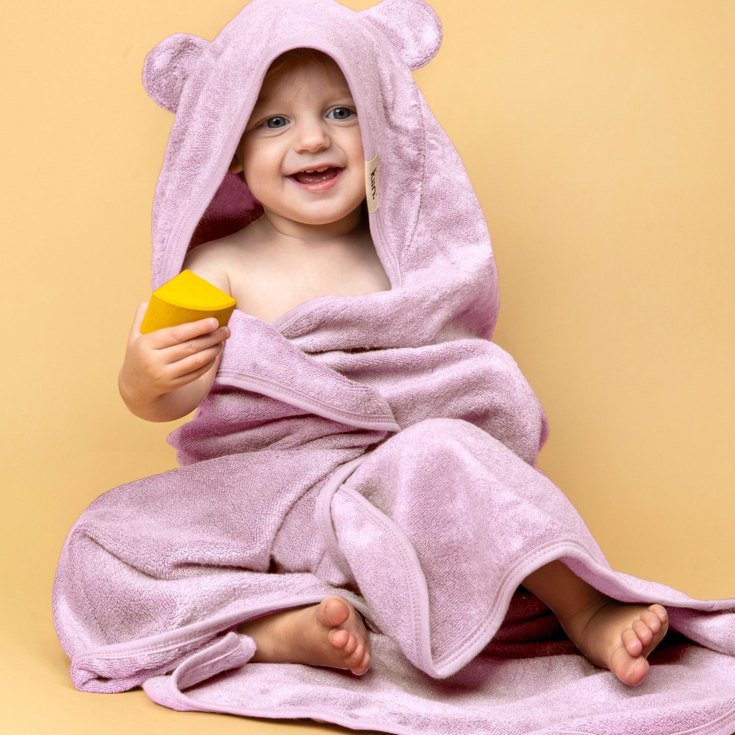 Kiin Baby Hooded Towel - Lilac