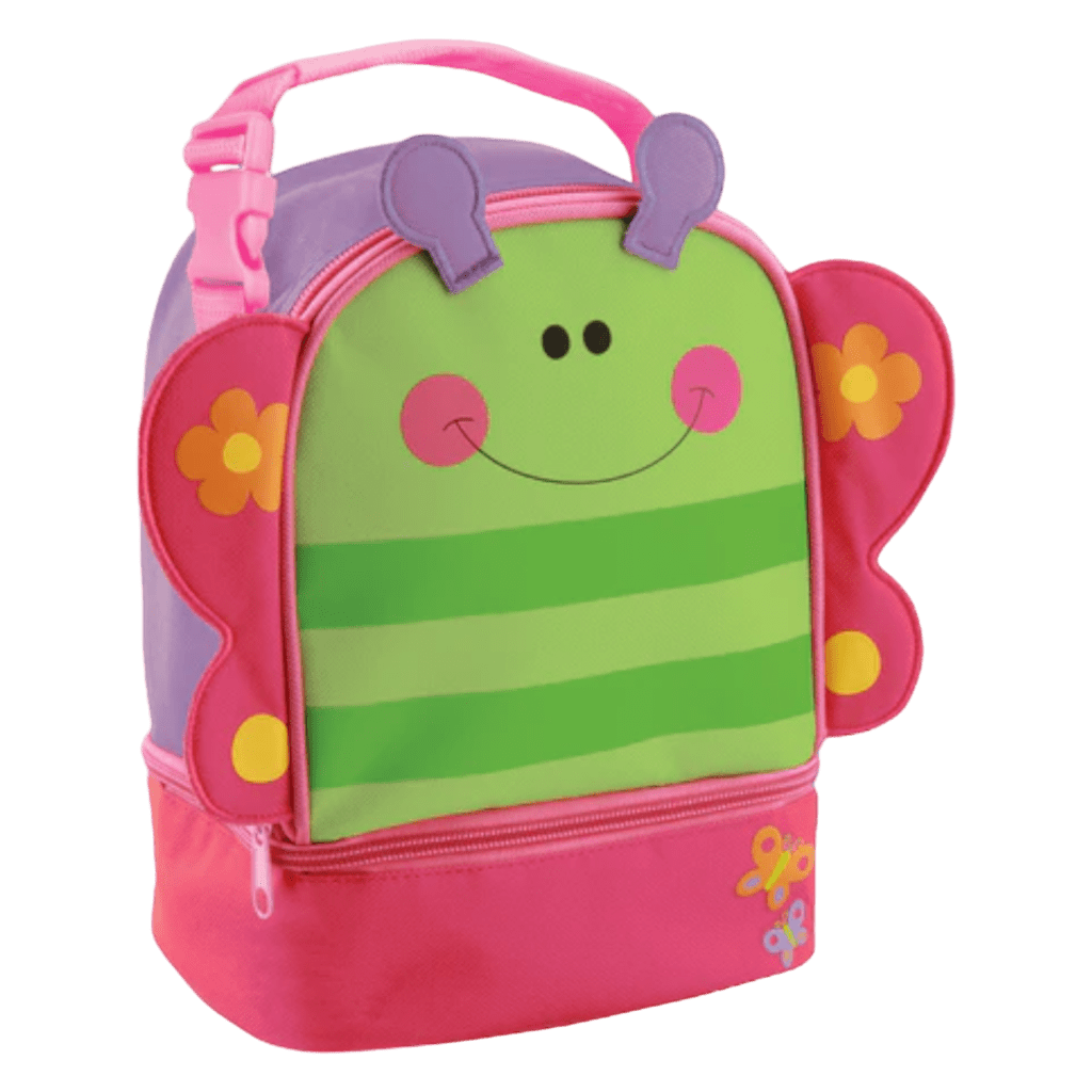 butterfly lunchbox pal personalise child name with embroidery 