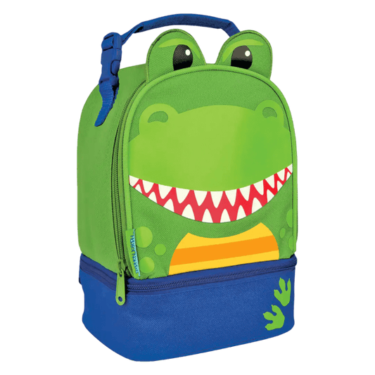 dinosaur lunchbox pal personalise child name with embroidery 