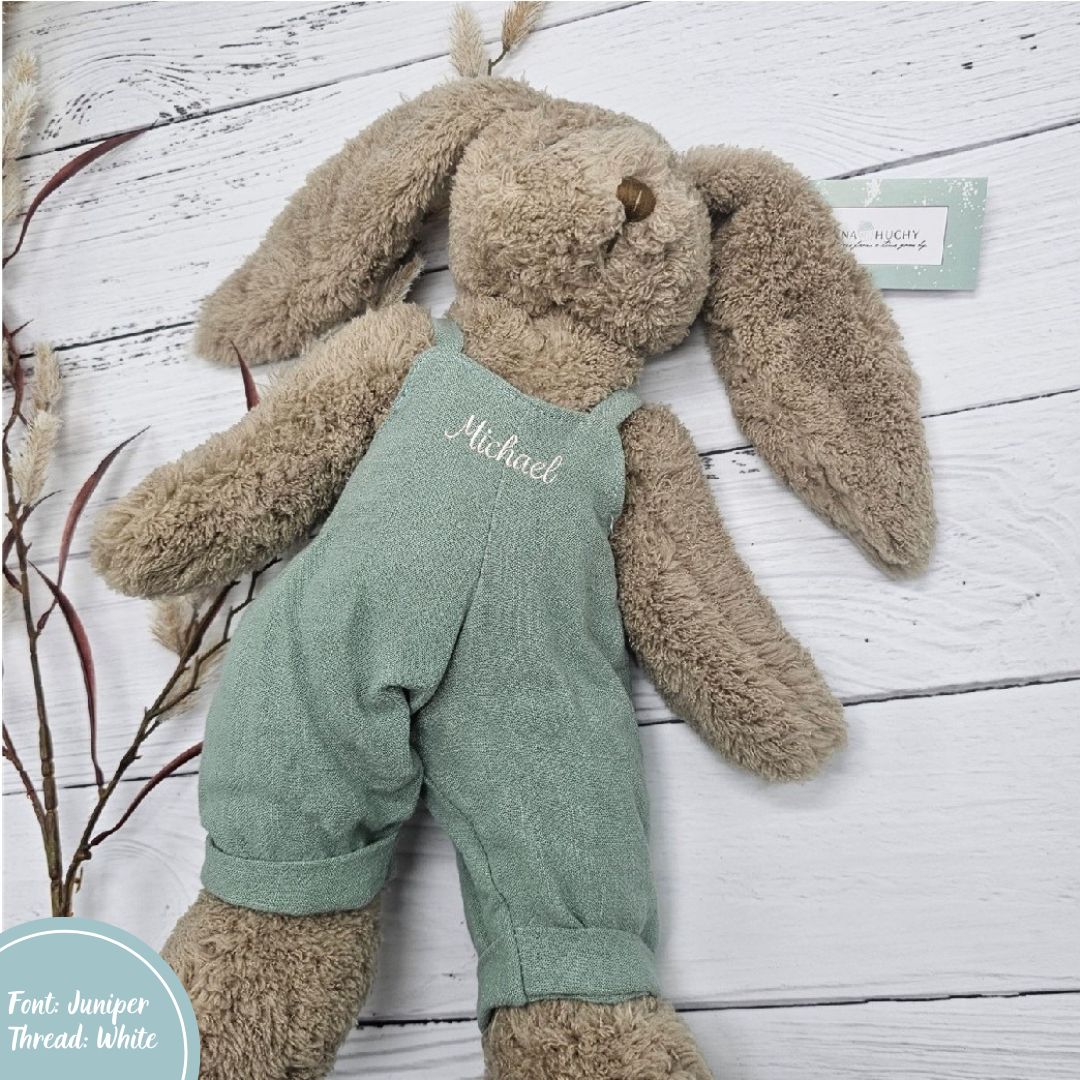 Sage Green Mr Honey Bunny Personalised Name