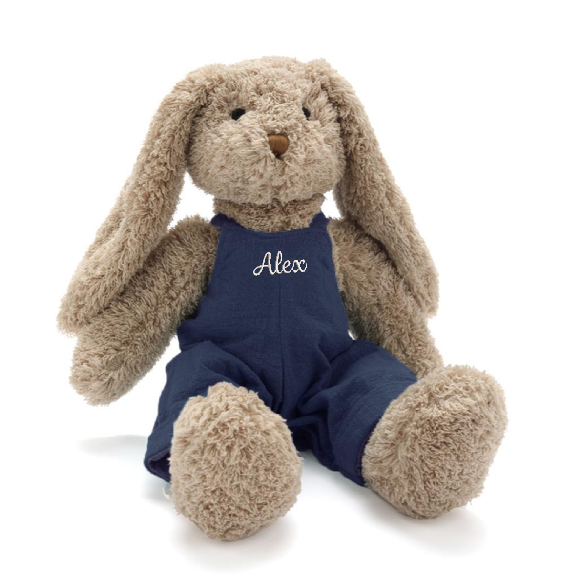 Navy Blue honey bunny personalised with embroidery