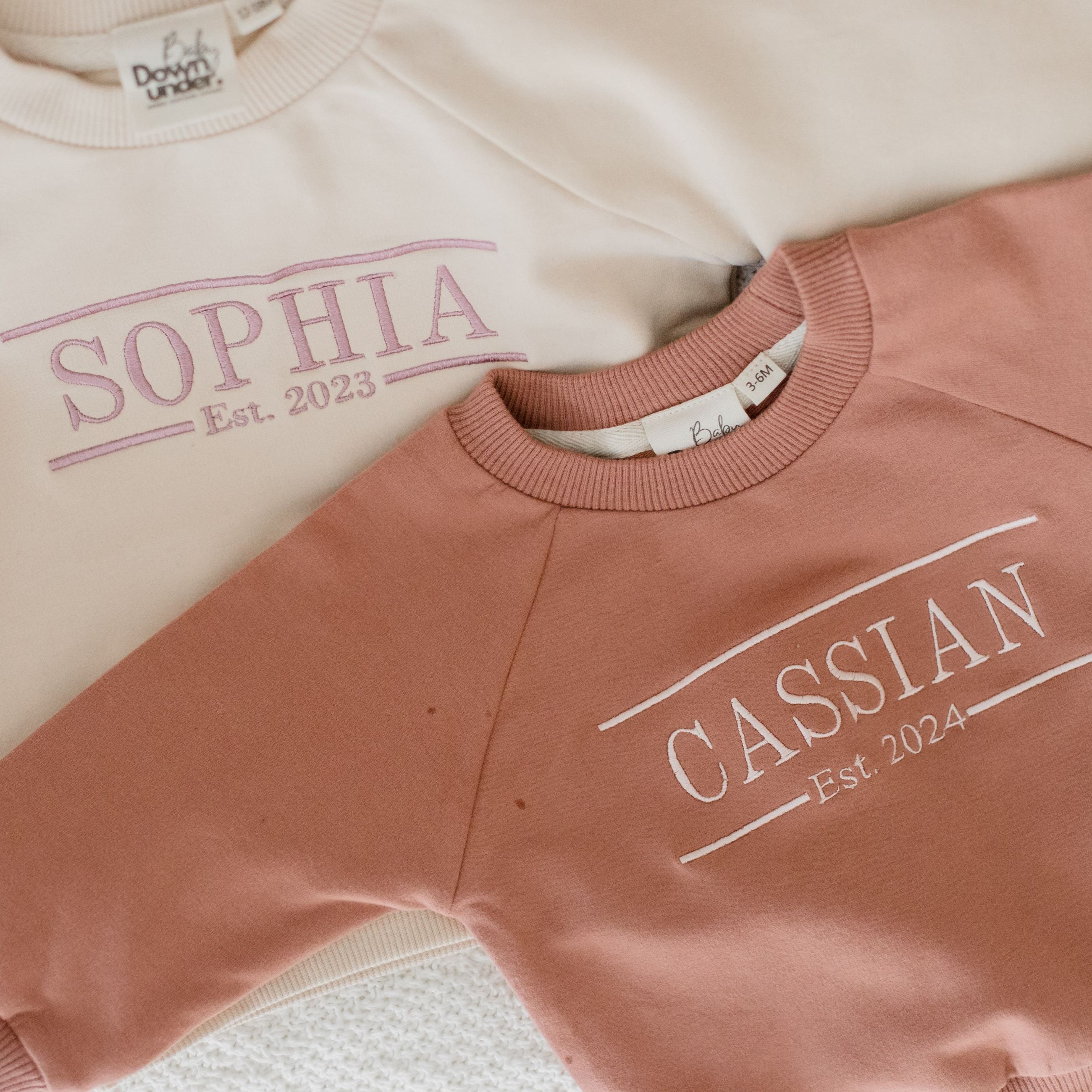 Personalised baby sweatshirts best sale