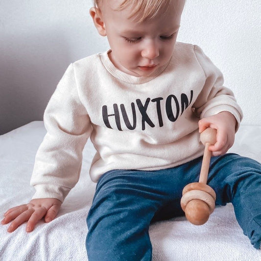 Wooden Rattle Baby Teether