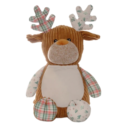 Winter wonderland reindeer cubby can be embroidered with a christmas design for a special gift